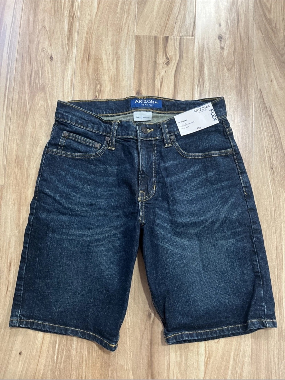 Arizona Jean Company Dark Blue Denim Shorts